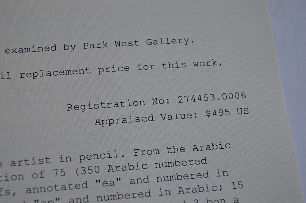 Numbered and Signed David Najar Giclee on Paper