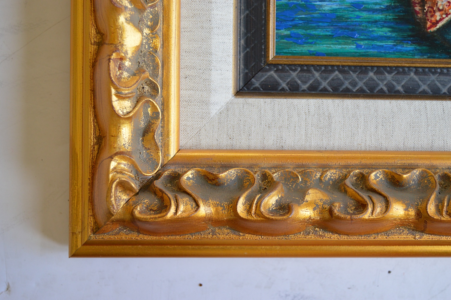 Signed Embellished Seriagraph on Board by Anatoly Metlan