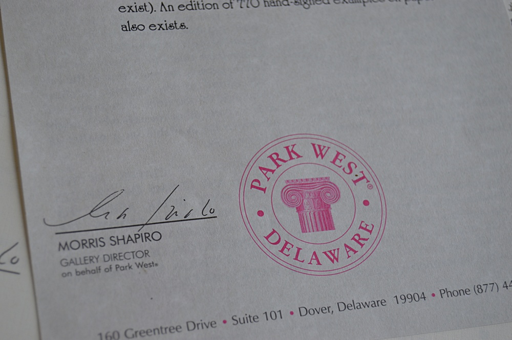 Signed Embellished Seriagraph on Board by Anatoly Metlan