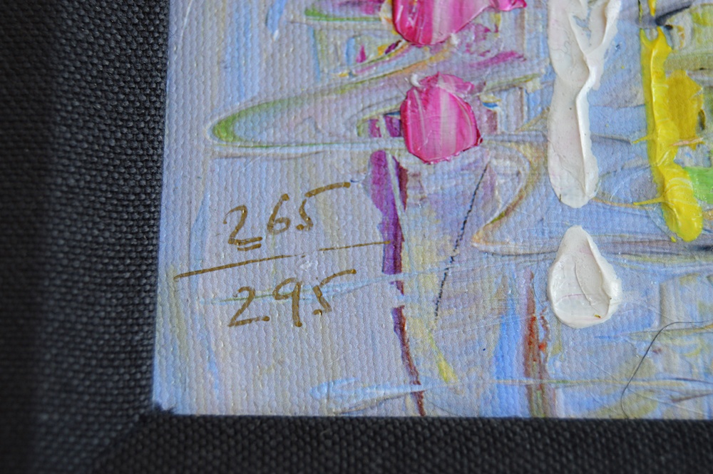 Numbered and Signed Embellished Giclee on Canvas by Duaiv