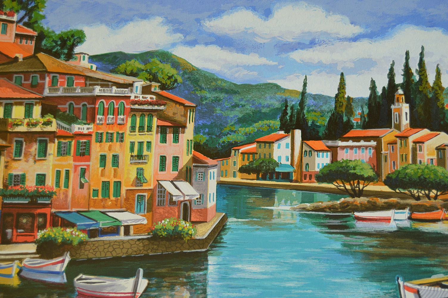 Numbered and Signed Serigraph by Anatoly Metlan