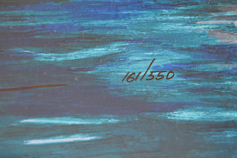 Numbered and Signed Serigraph by Anatoly Metlan