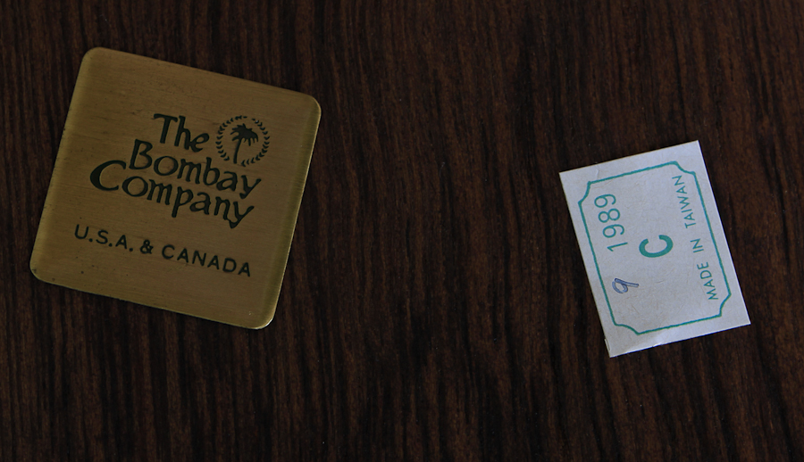 Bombay Company Butler's Tray Serving Table