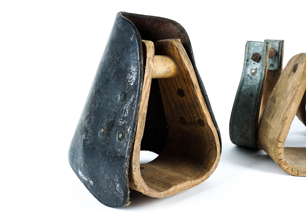 Vintage Wooden Riding Stirrup Assortment