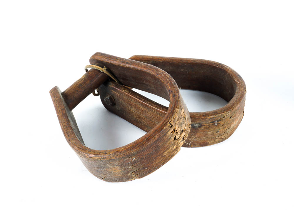Vintage Wooden Riding Stirrup Assortment
