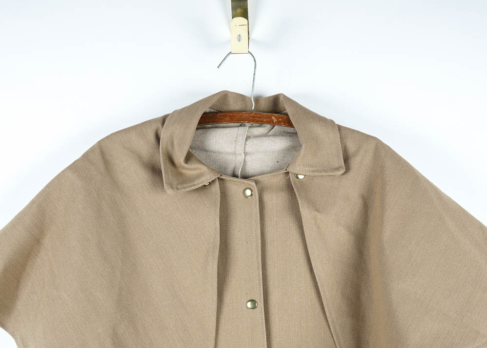 Western Style Short Canvas Duster for Reenactment