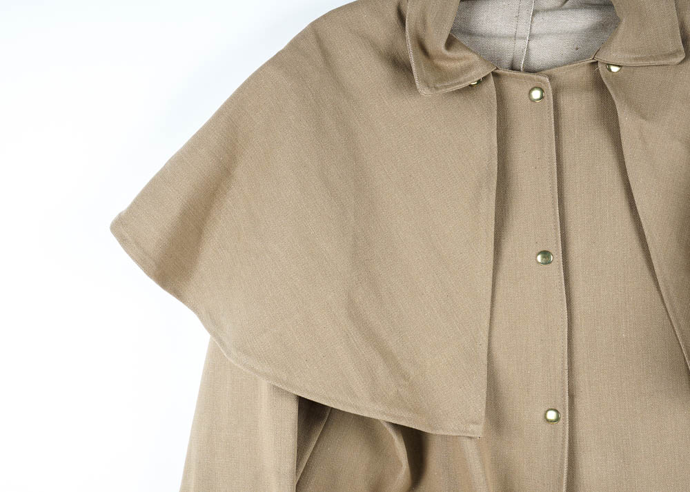 Western Style Short Canvas Duster for Reenactment