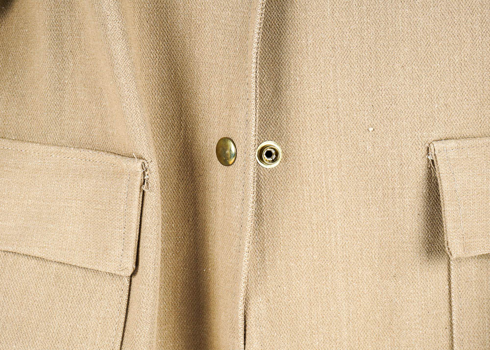 Western Style Short Canvas Duster for Reenactment