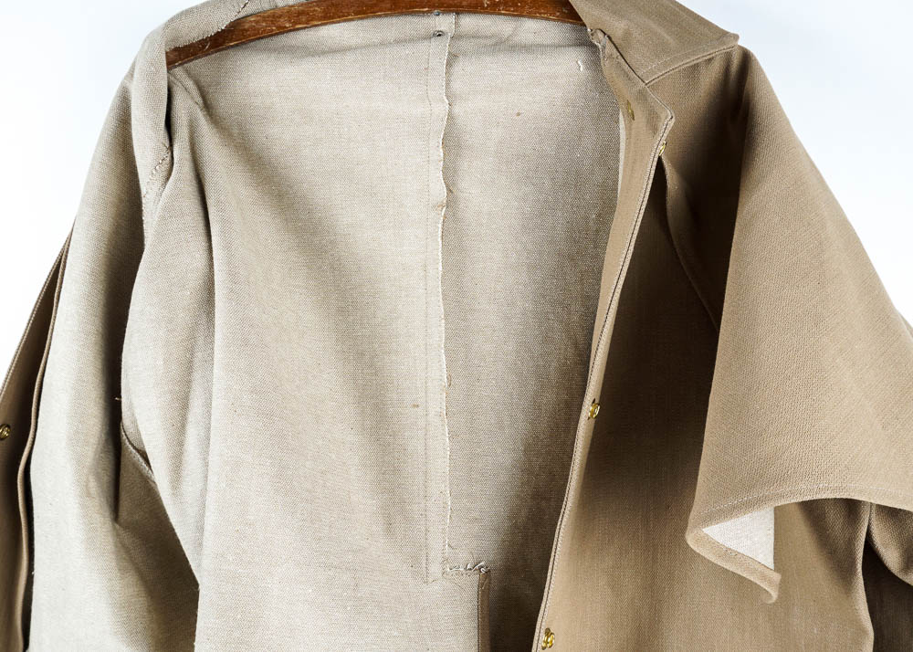 Western Style Short Canvas Duster for Reenactment