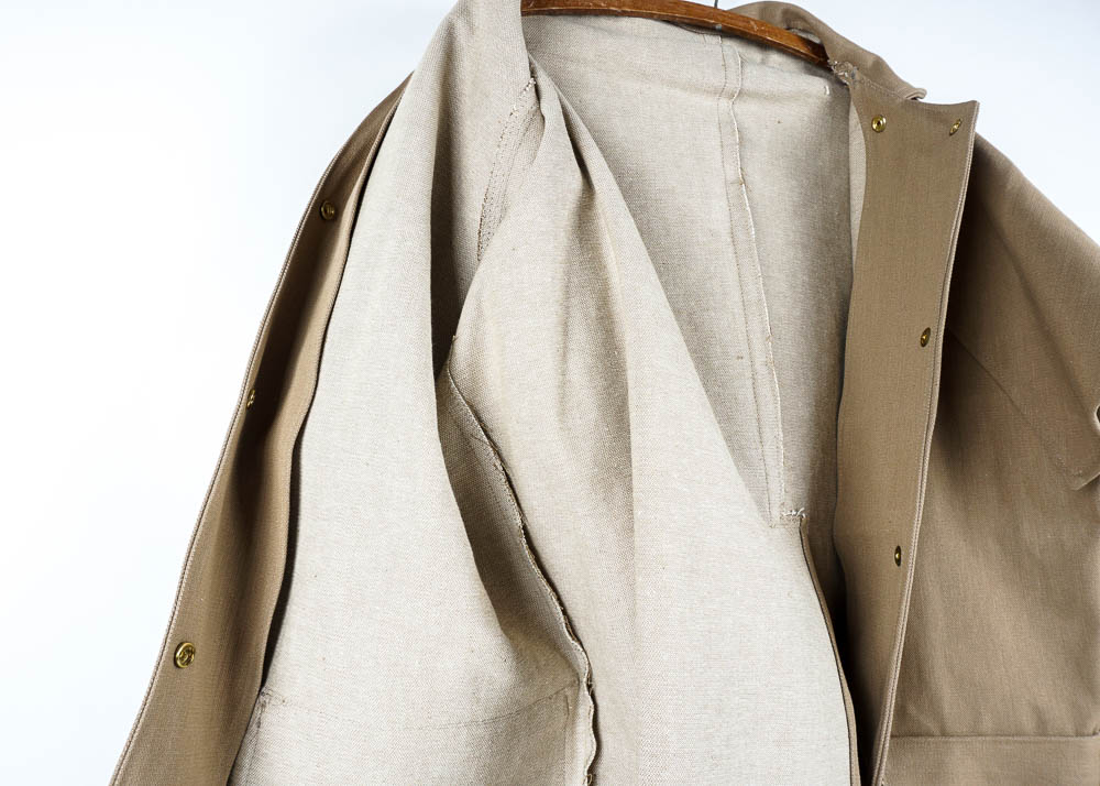 Western Style Short Canvas Duster for Reenactment