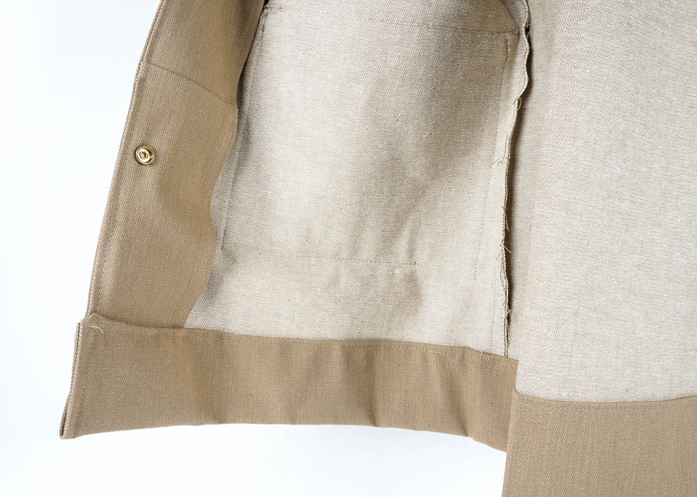 Western Style Short Canvas Duster for Reenactment