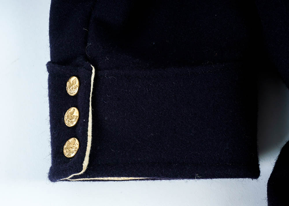 Men's Reproduction Union Captain's Wool Coat and Trousers for Reenactment