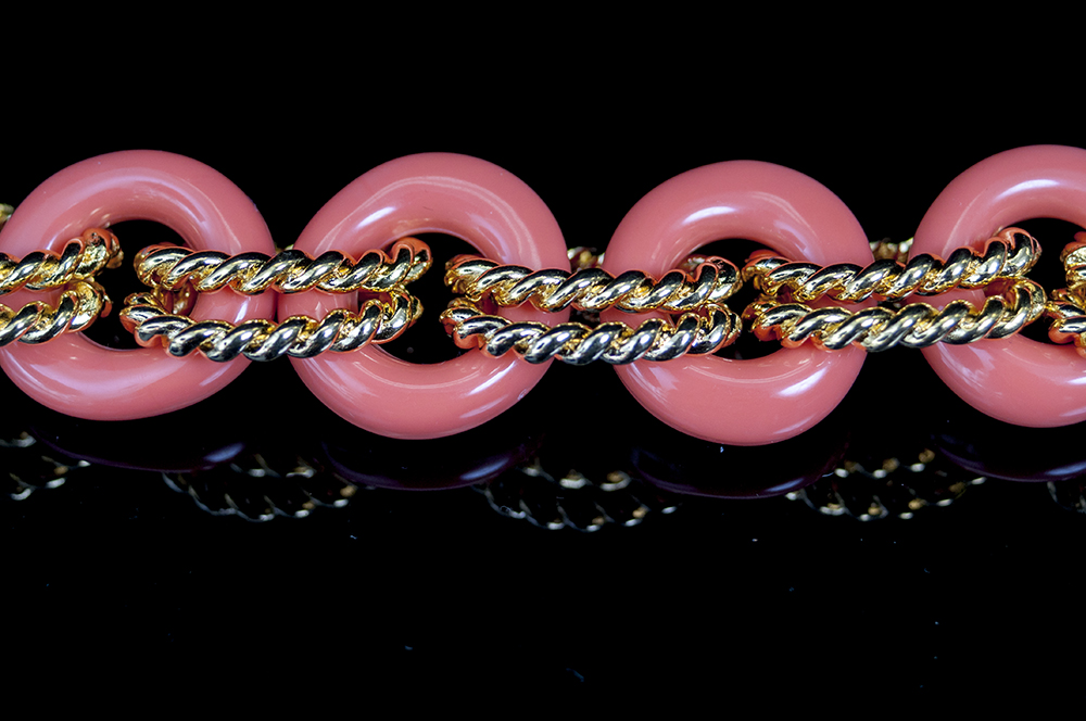 Coral Color Studded Bracelets