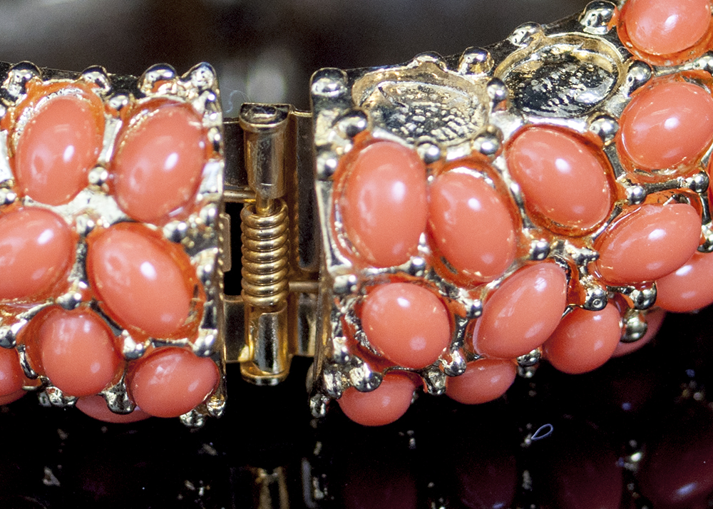 Coral Color Studded Bracelets