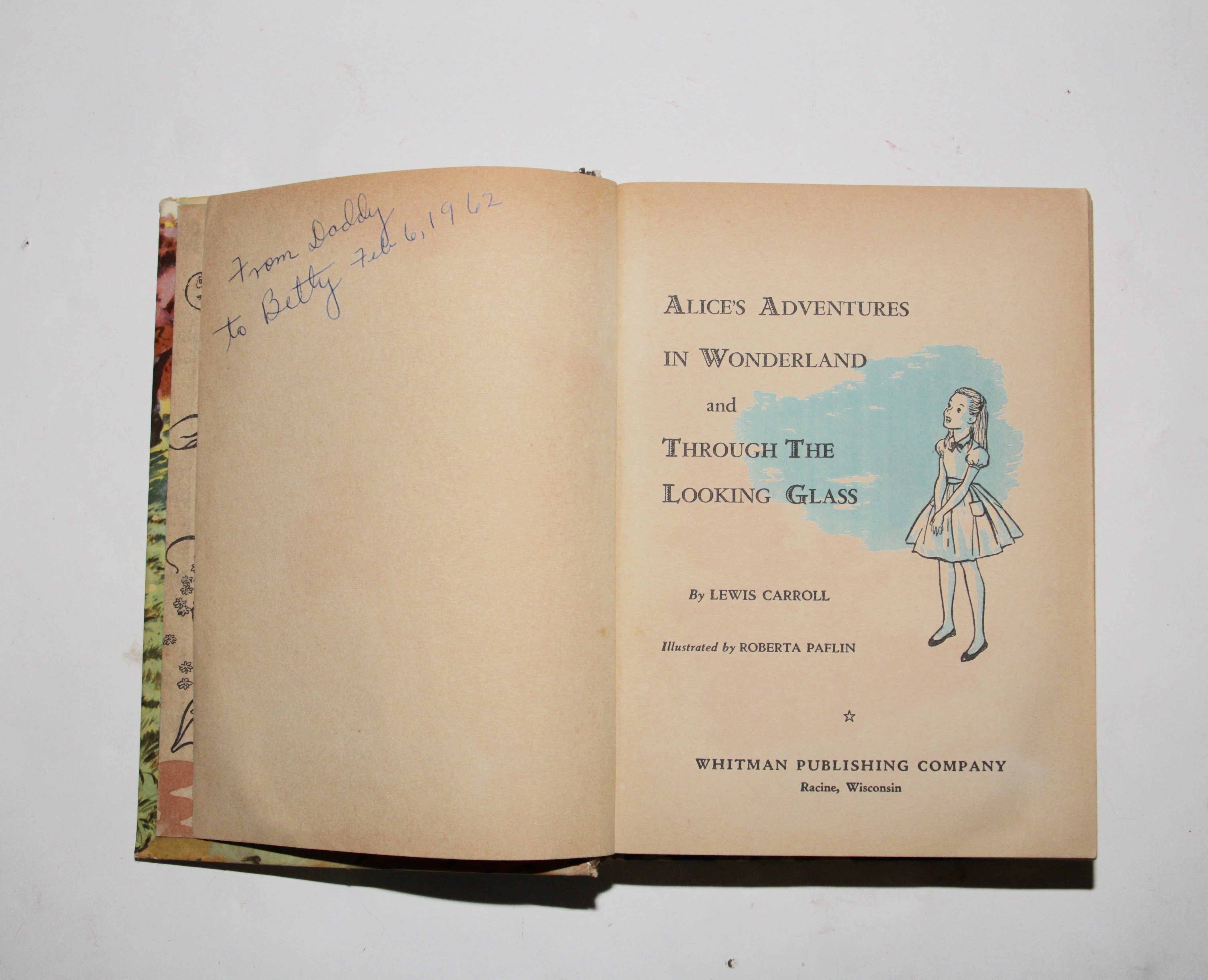 Vintage "Alice In Wonderland" Book