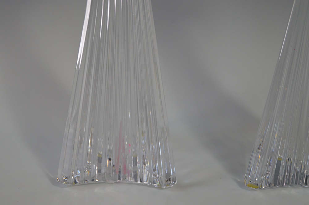 Villeroy & Boch "Shooting Star" Crystal Candleholders
