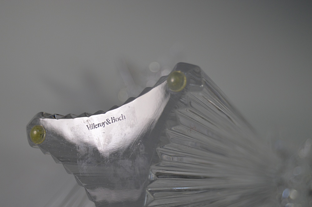 Villeroy & Boch "Shooting Star" Crystal Candleholders