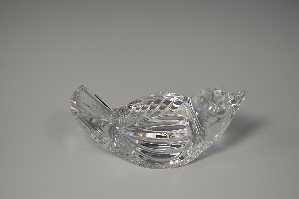 Two Waterford Crystal Paperweights