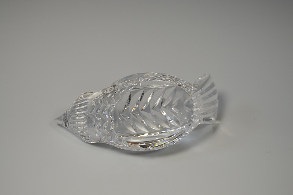 Two Waterford Crystal Paperweights