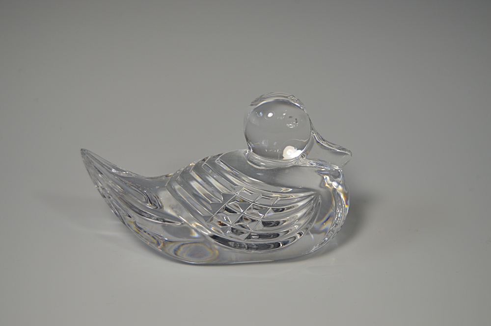 Two Waterford Crystal Paperweights