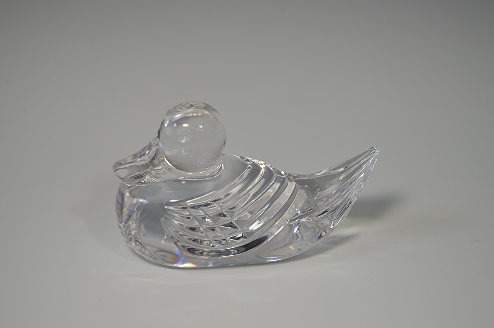 Two Waterford Crystal Paperweights
