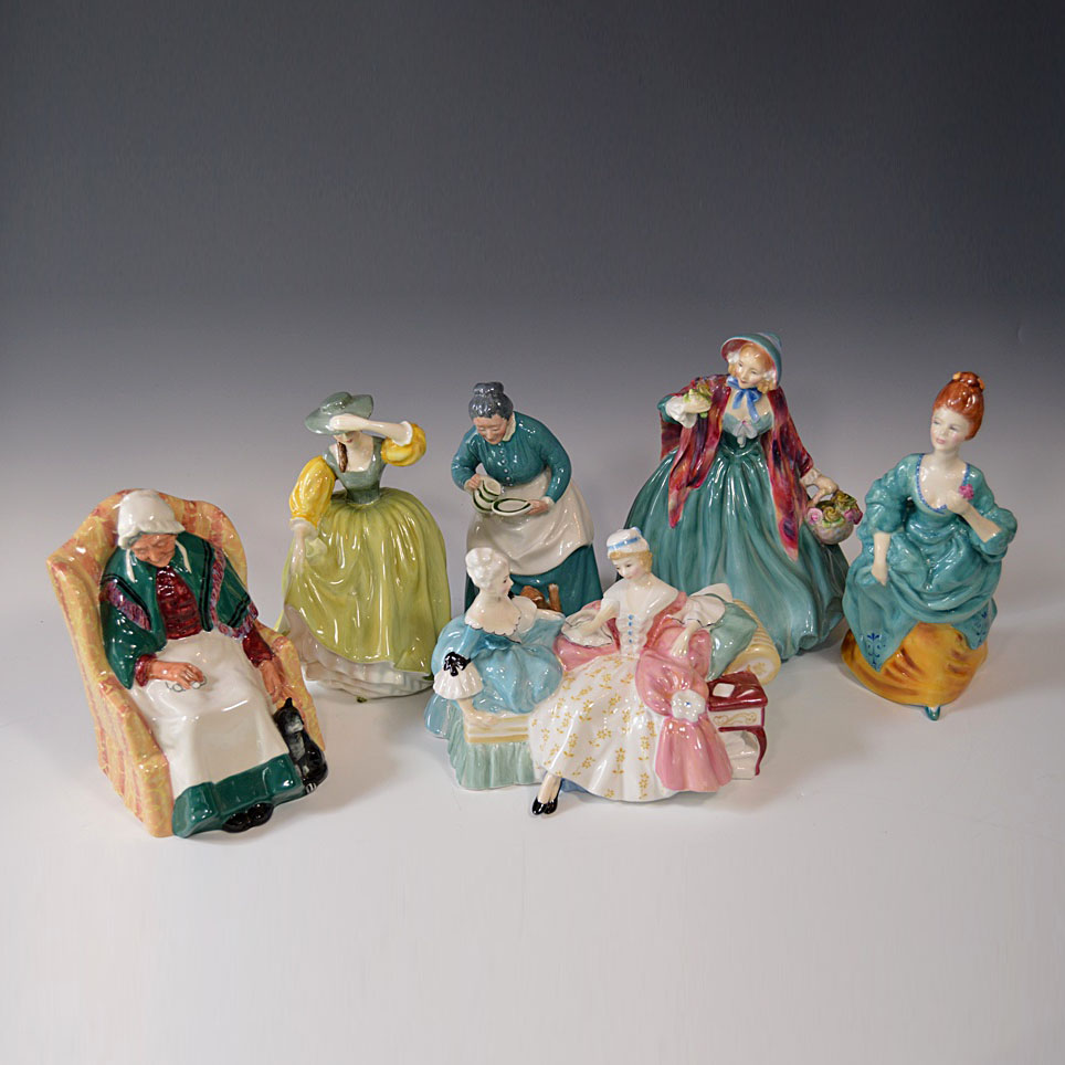Collection of Royal Doulton Porcelain Figurines