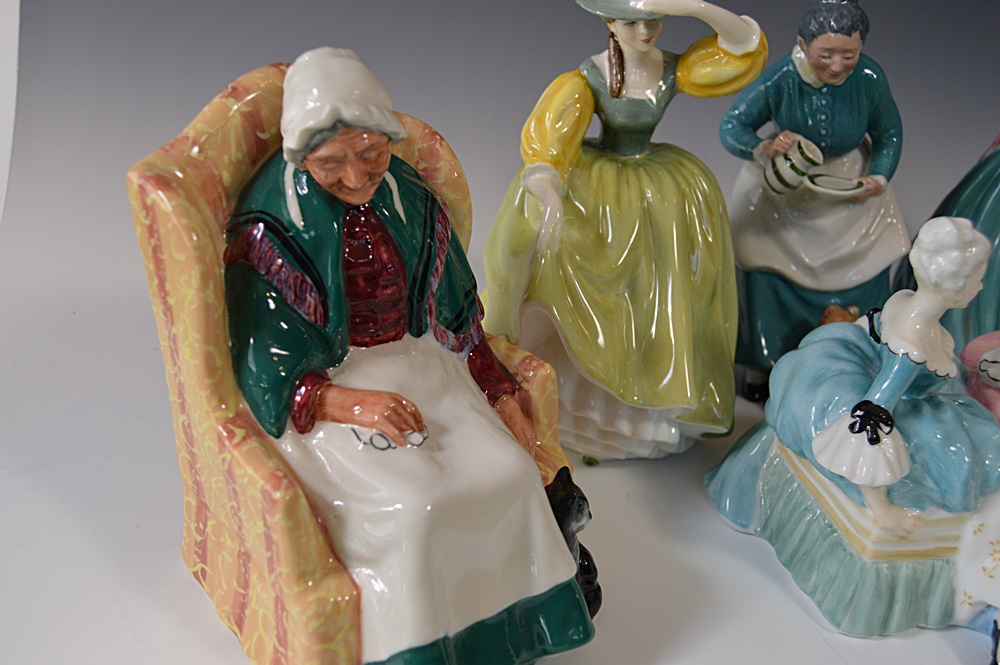 Collection of Royal Doulton Porcelain Figurines