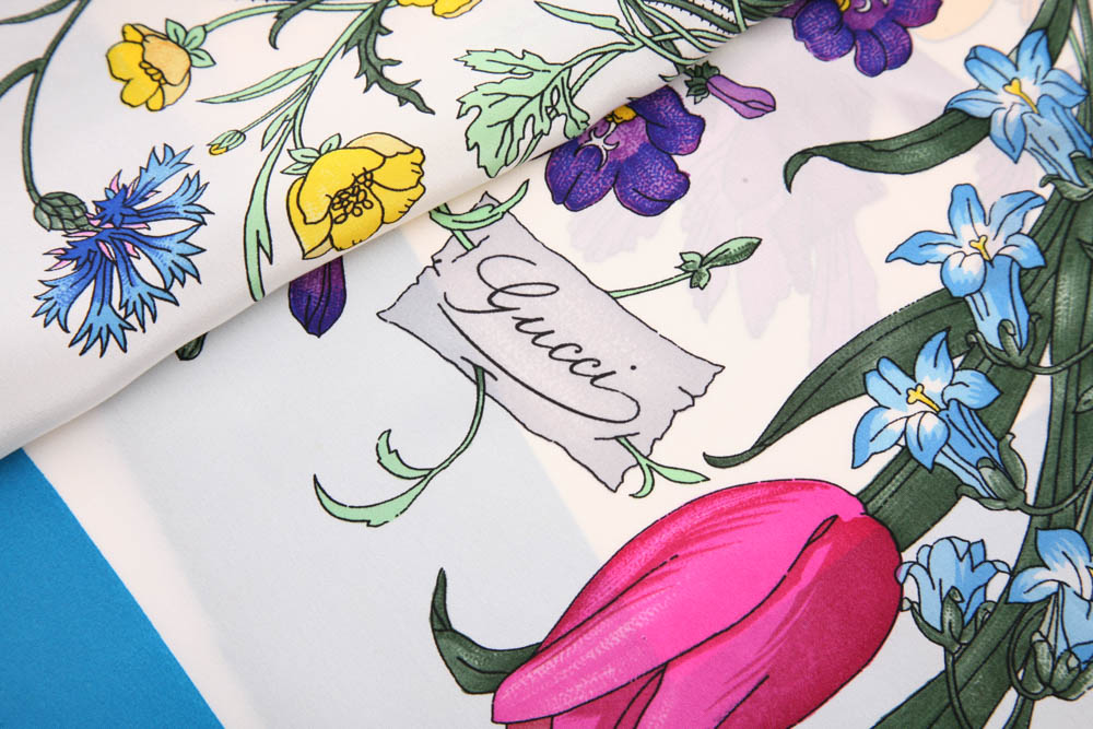 Gucci Floral Scarf