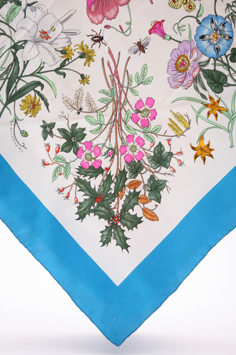 Gucci Floral Scarf