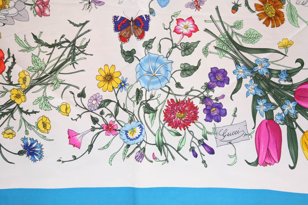 Gucci Floral Scarf
