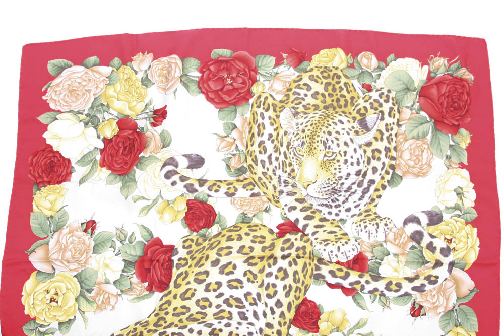 Pair of Vintage Ferragamo Silk Scarves