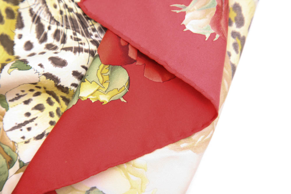 Pair of Vintage Ferragamo Silk Scarves