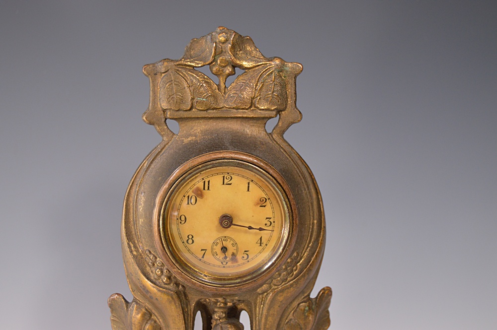 1892 Art Nouveau Figural Clock