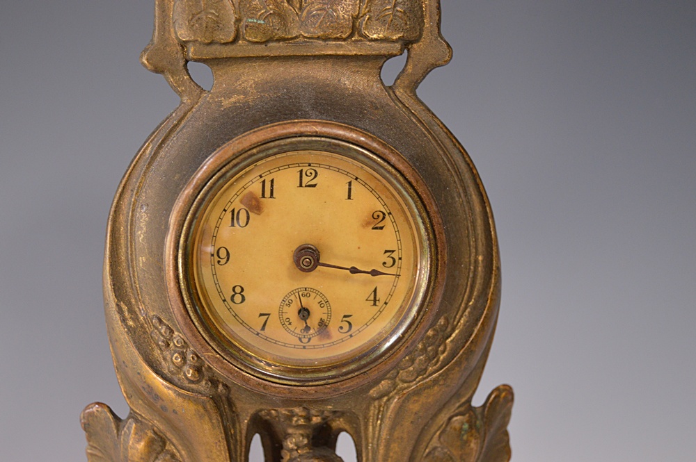 1892 Art Nouveau Figural Clock