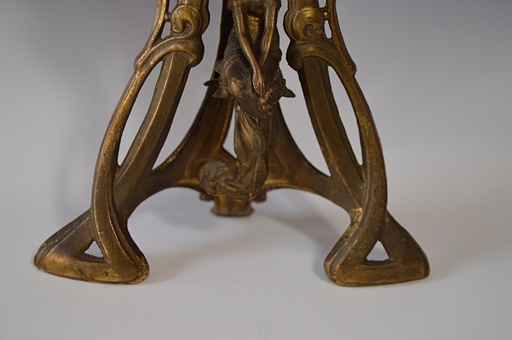 1892 Art Nouveau Figural Clock