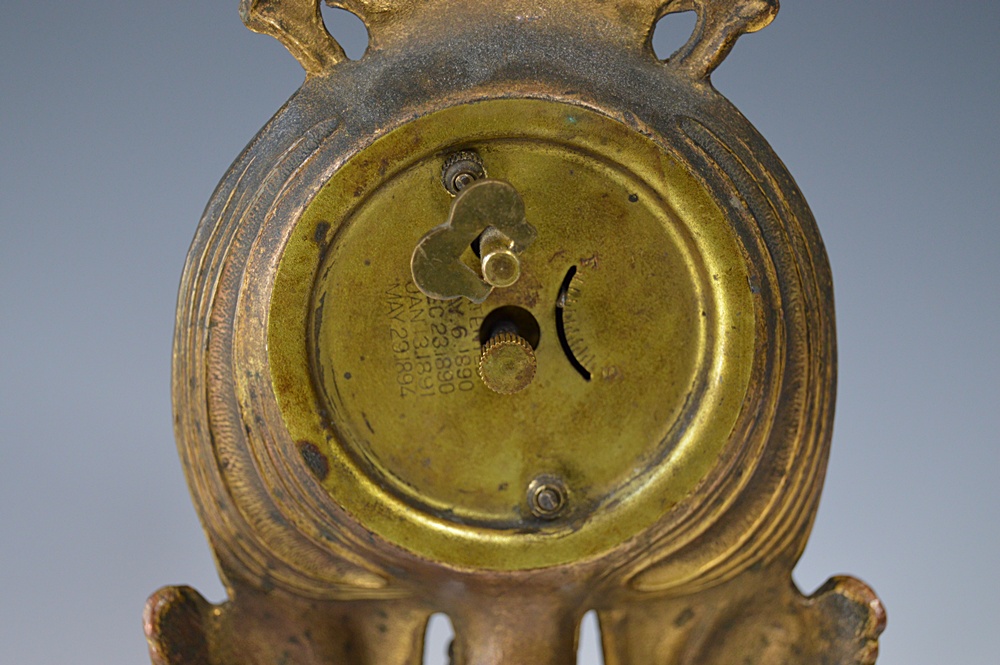 1892 Art Nouveau Figural Clock