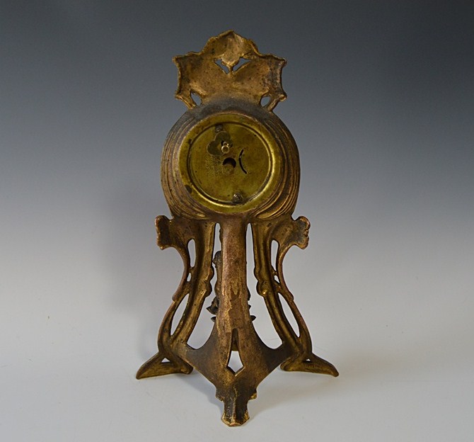 1892 Art Nouveau Figural Clock