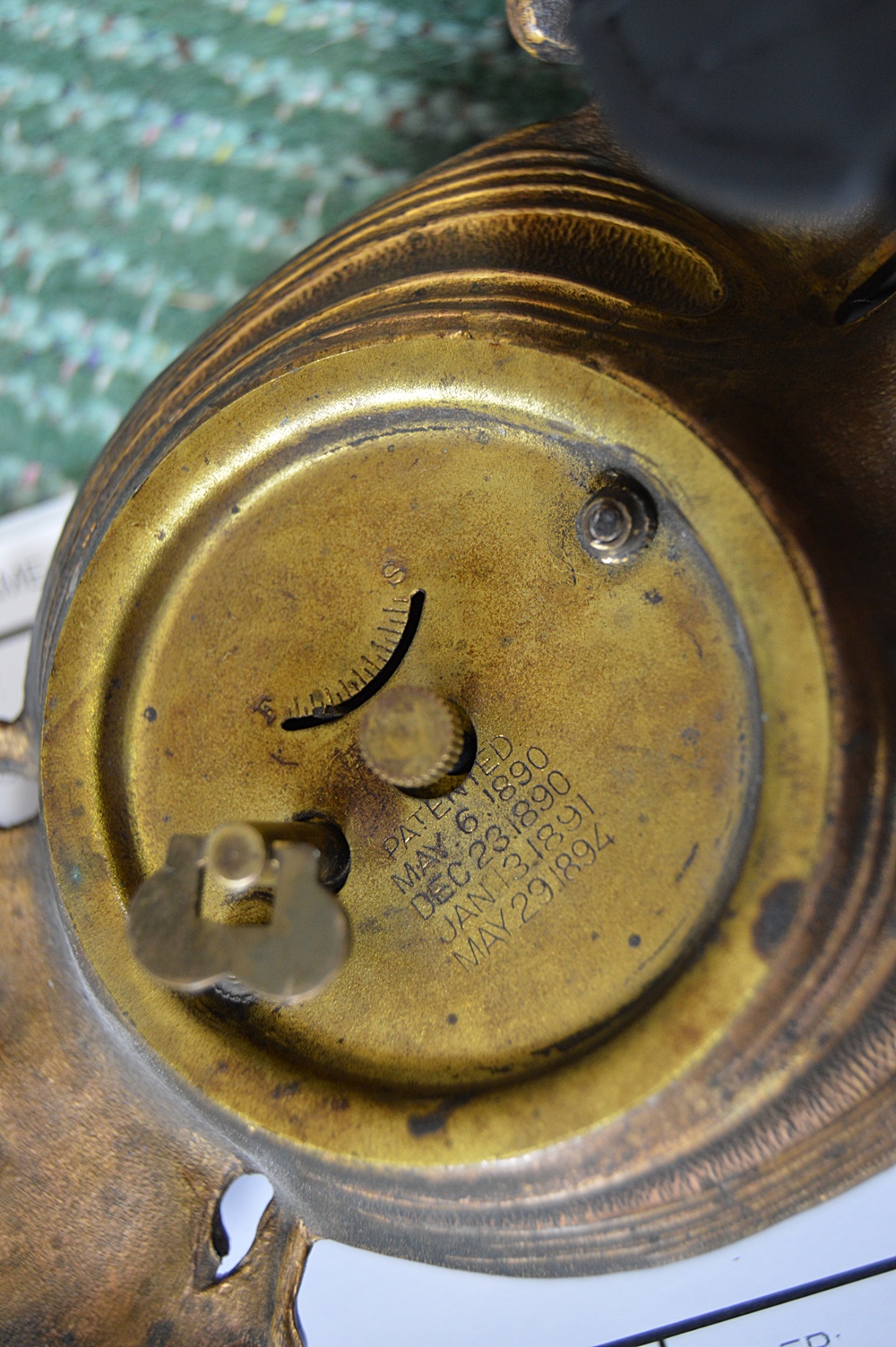 1892 Art Nouveau Figural Clock