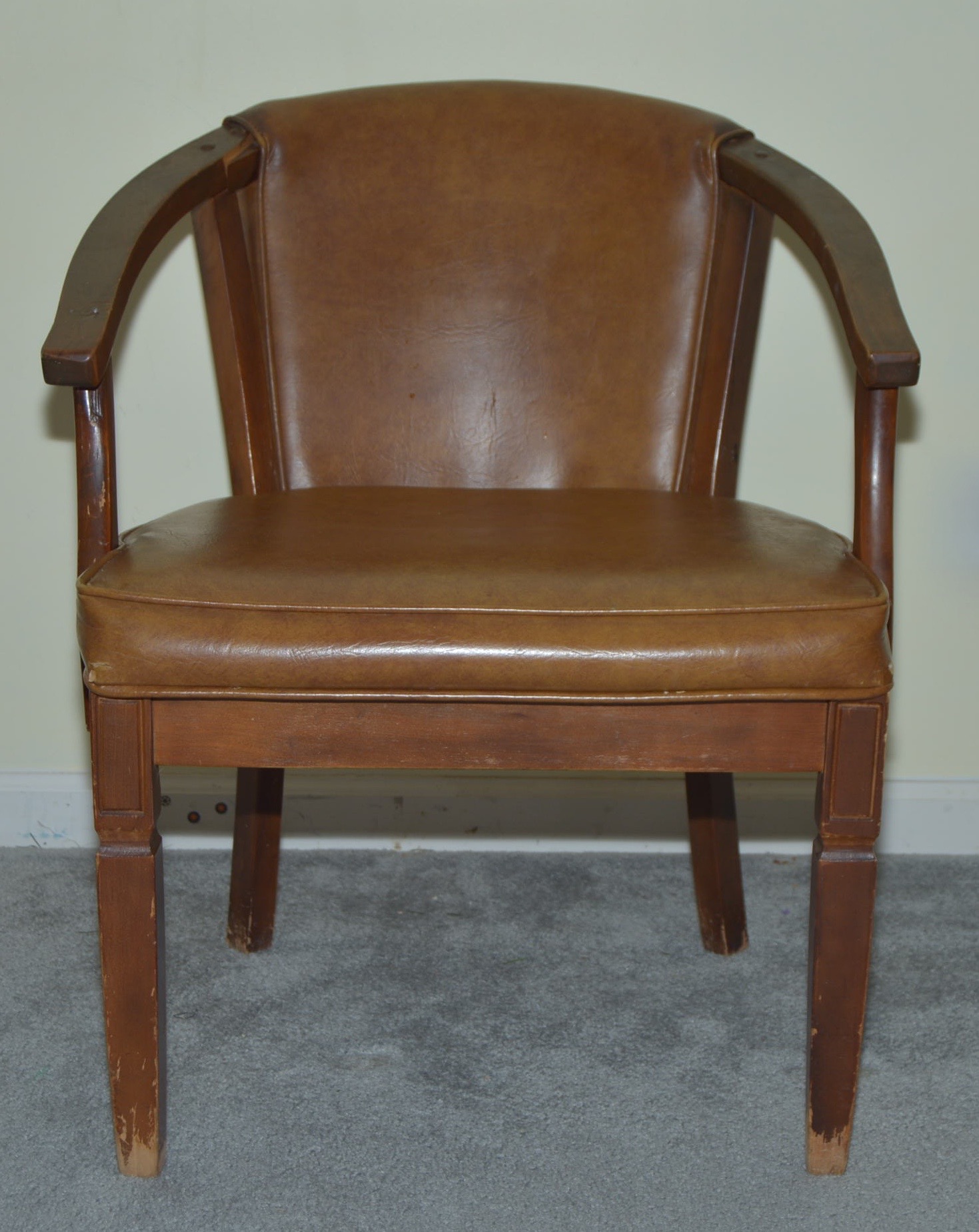 Pair of Vintage Vinyl Chairs