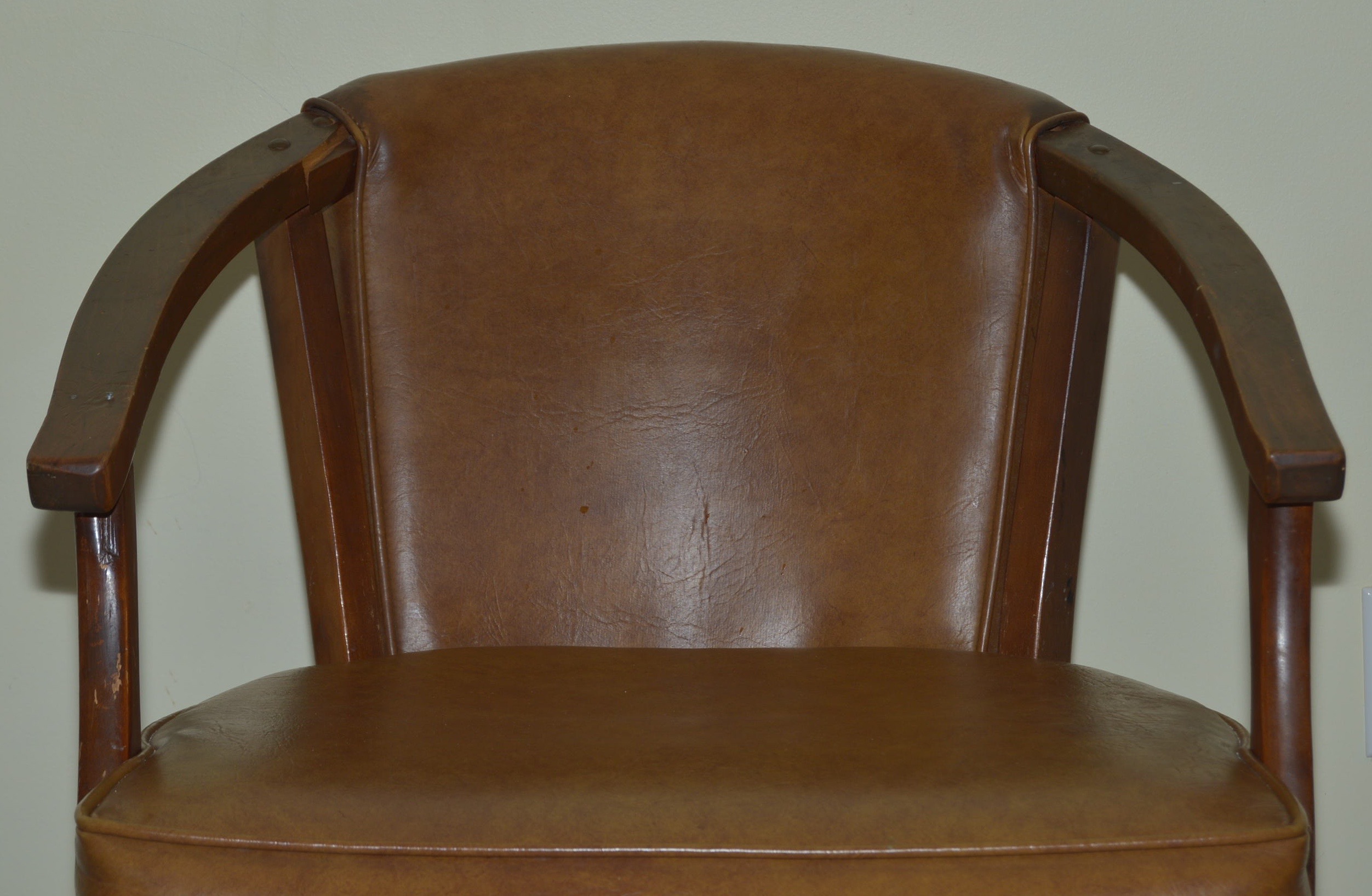 Pair of Vintage Vinyl Chairs