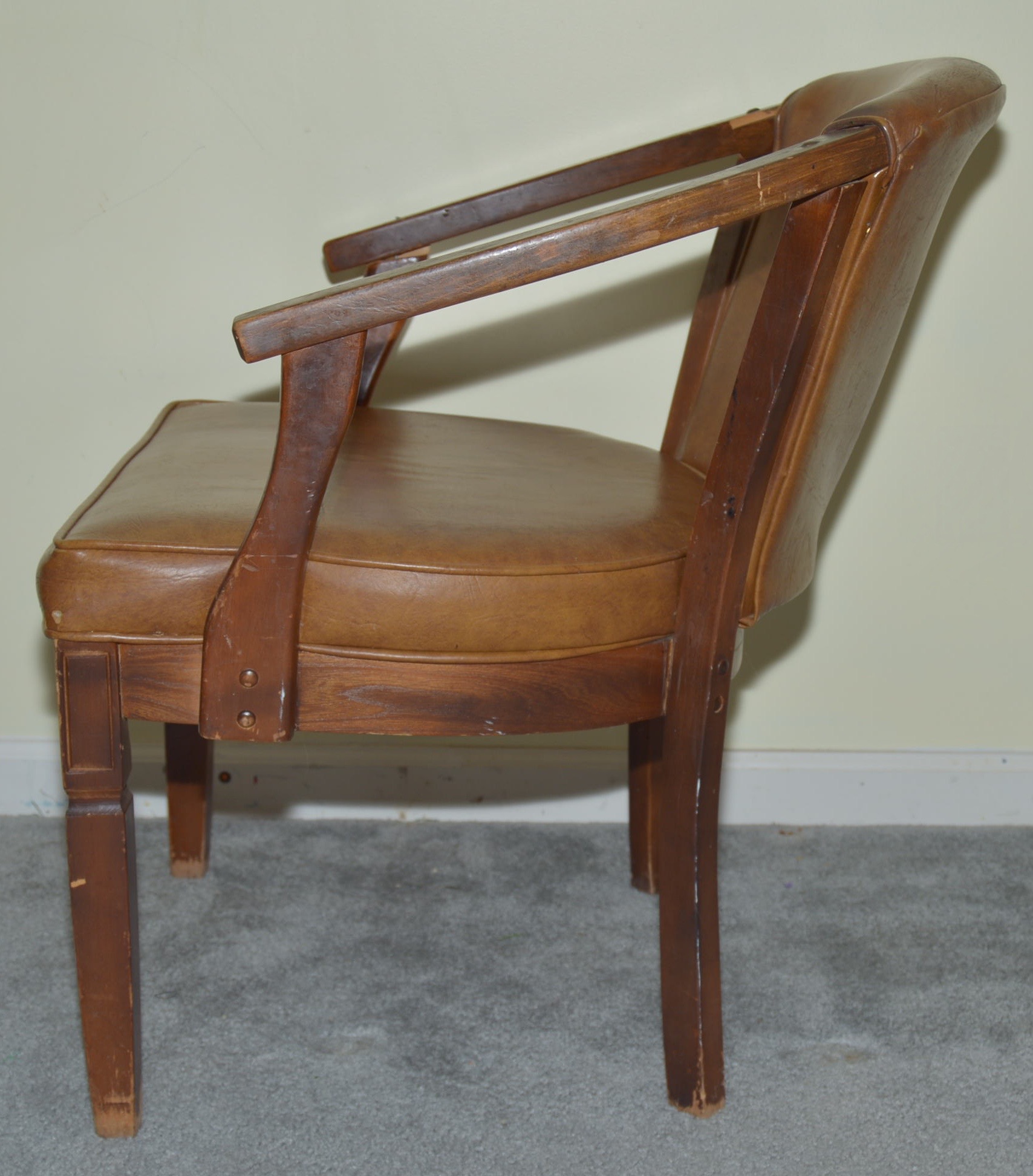 Pair of Vintage Vinyl Chairs