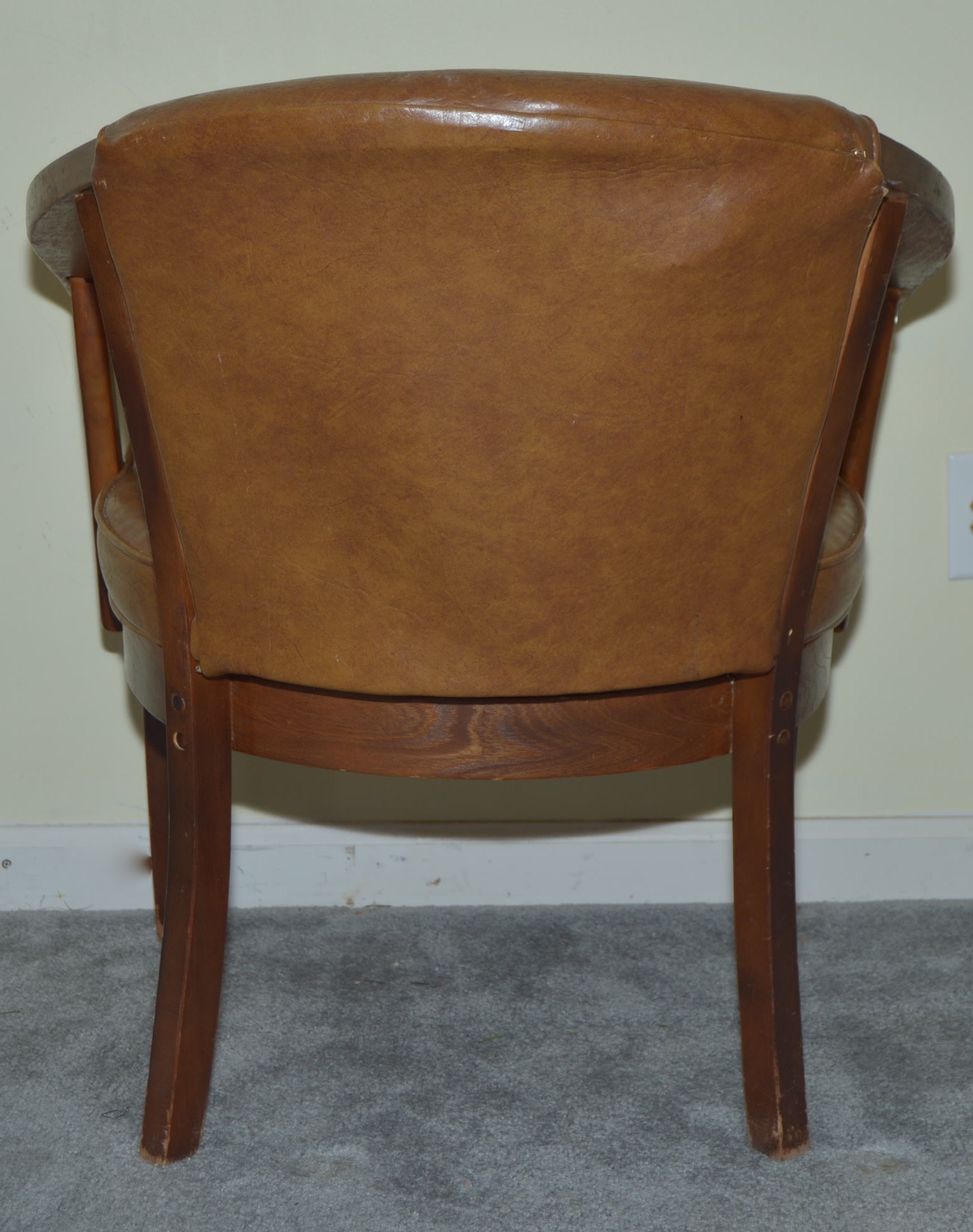 Pair of Vintage Vinyl Chairs