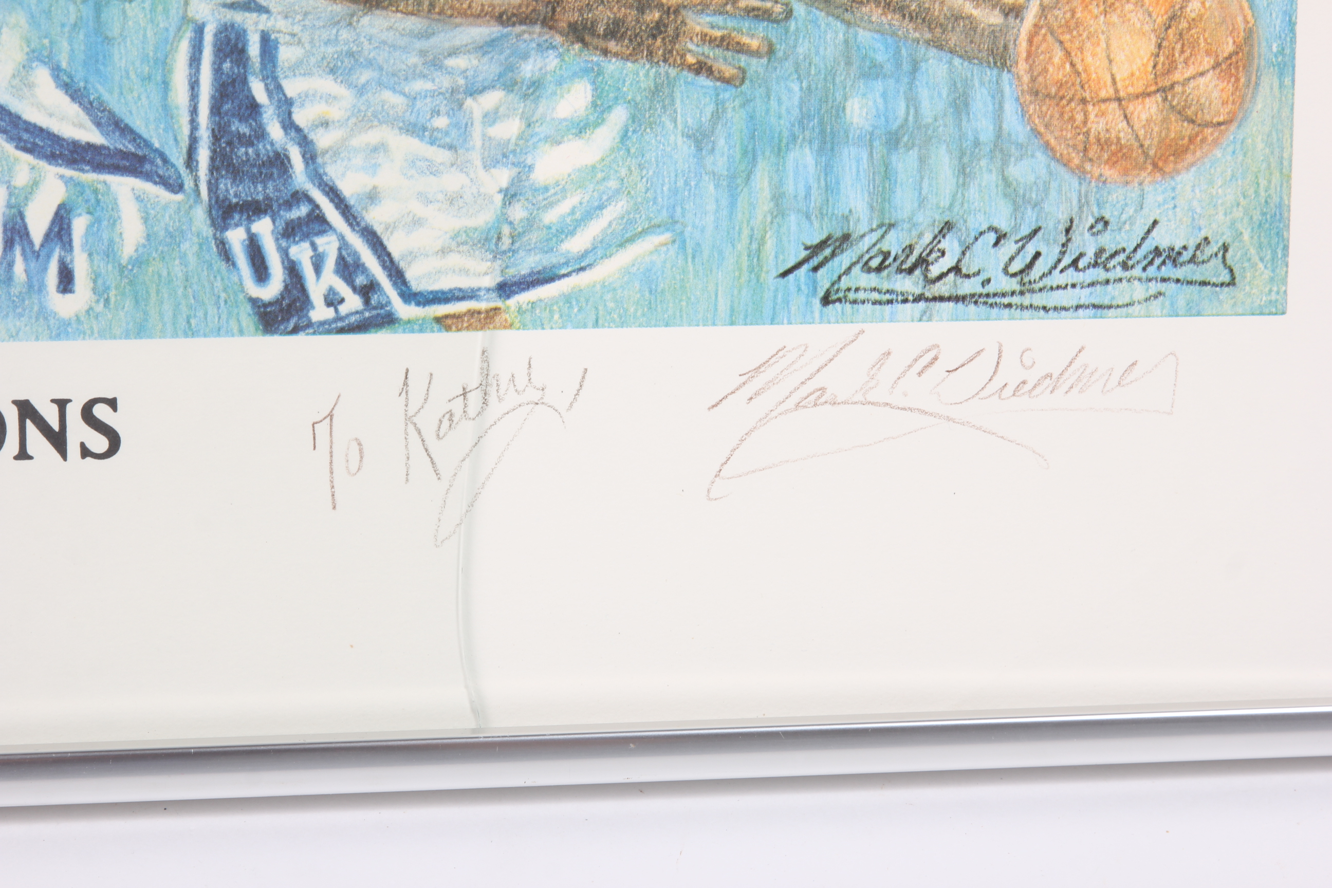 University of Kentucky and Pair of Wildcat Limited Edition Lithographs