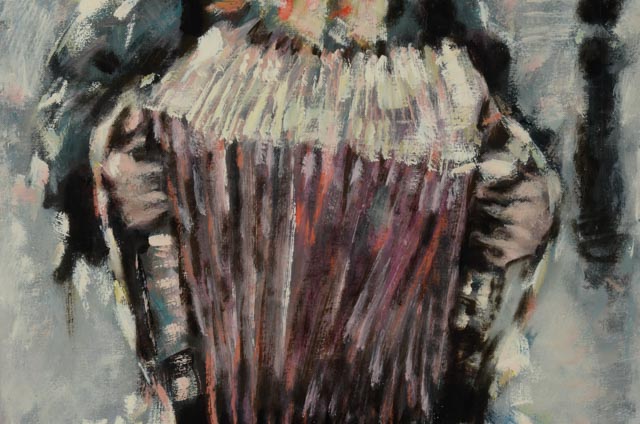 Koros Signed Original Oil Painting "Petite Enfant"