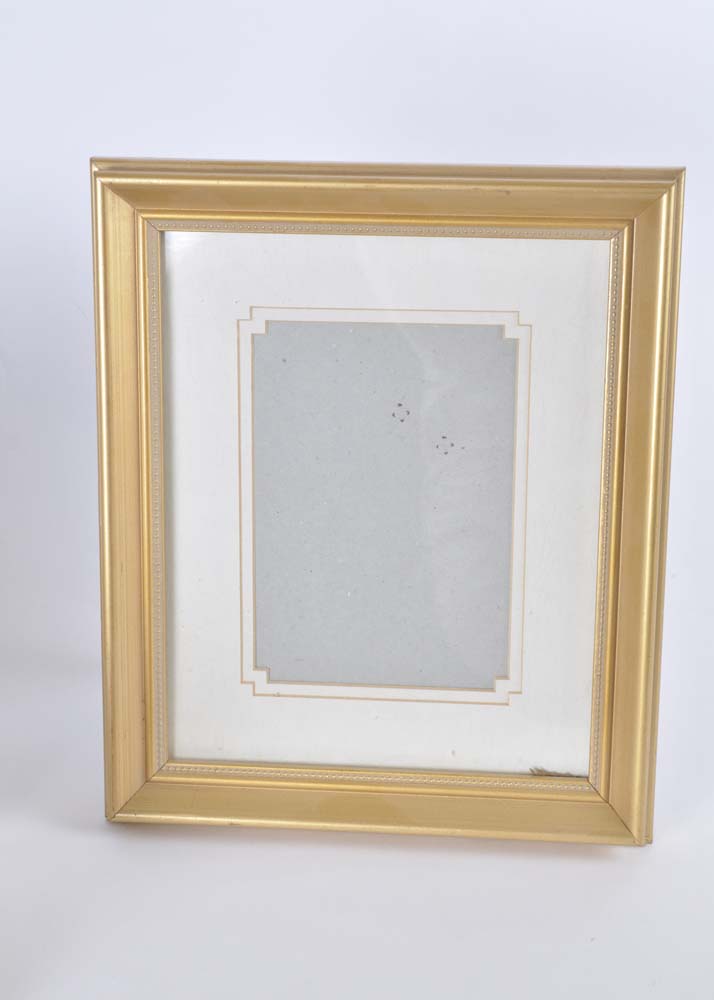 Collection of Gold Tone Picture Frames