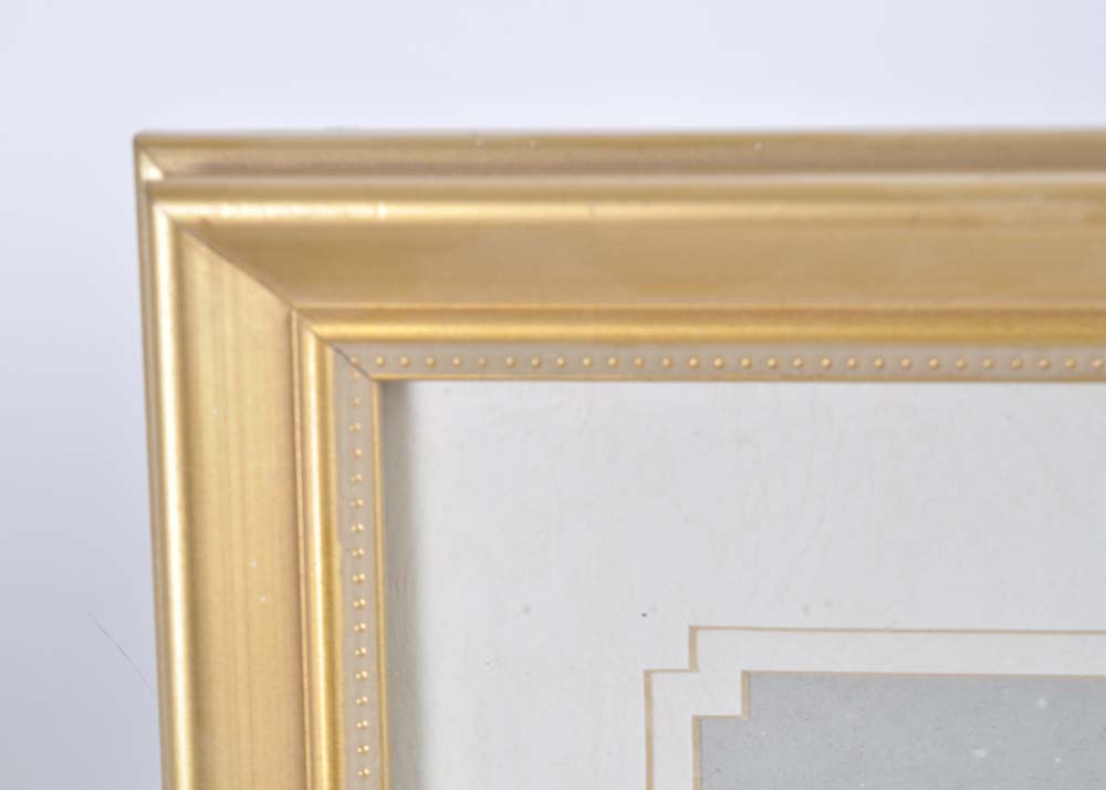 Collection of Gold Tone Picture Frames