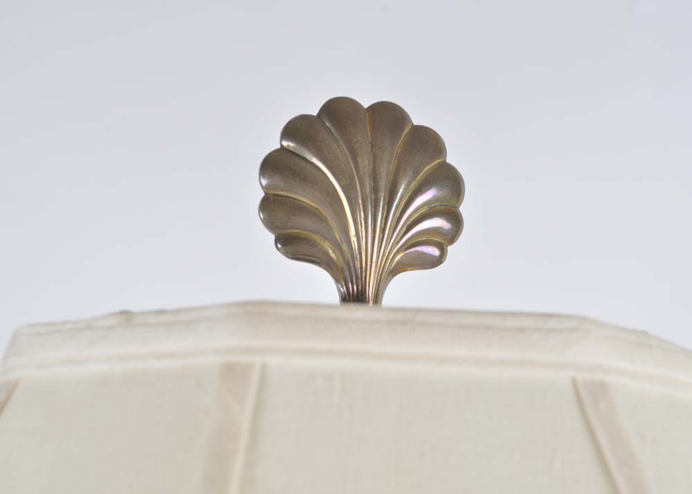 Vintage Lamp with Lion Head Details