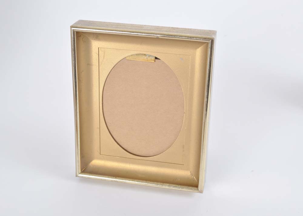 Collection of Gold Tone Picture Frames