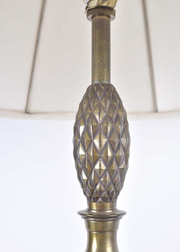 Vintage Lamp with Lion Head Details