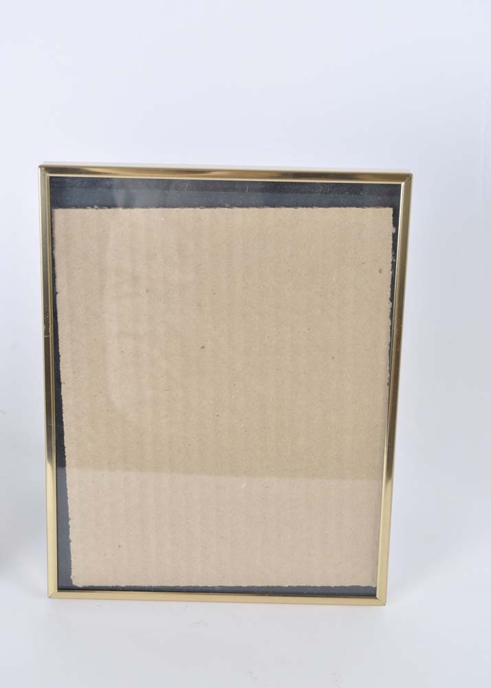 Collection of Gold Tone Picture Frames